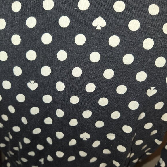 Kate Spade Polka Dot Robe NAVY - Picture 4 of 8